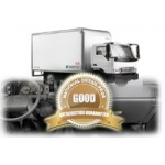 box truck in out silver