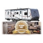 corrogated aluminum travel trailer exterior interior bronz