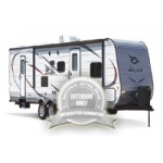 corrogated aluminum travel trailer exterior silver