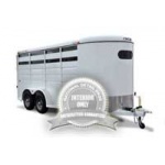 horse trailer silver