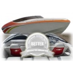 speed boat int out silver