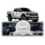 truck interior exterior silver