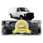 van interior exterior gold