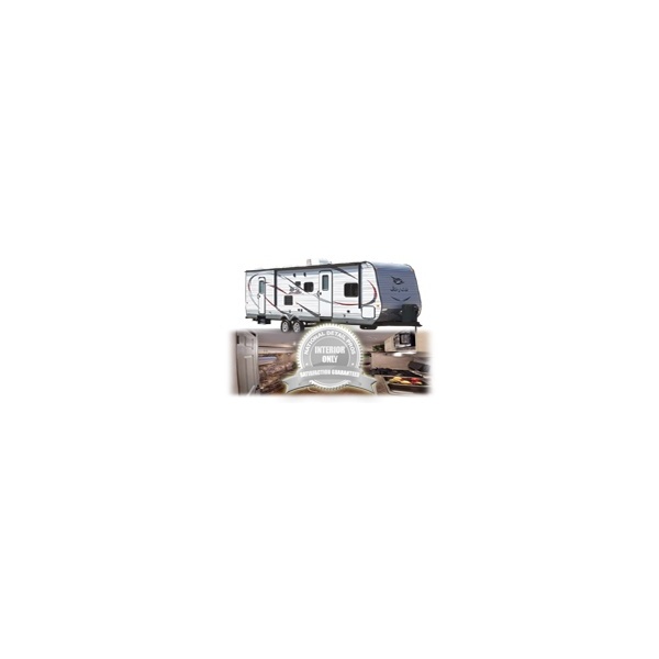 corrogated aluminum travel trailer exterior interior silver