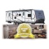 corrogated aluminum travel trailer exterior interior gold