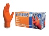 0006737 orange-nitrile-raised-diamond-texture