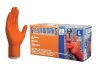 0006737 orange-nitrile-raised-diamond-texture