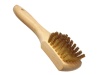 0006374 brass-tire-brush-wooden-handle