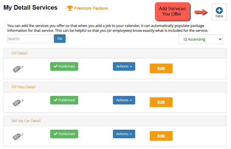 Add Services You Offer to Streamline Scheduling and Operations