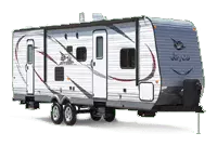 Corrugated Aluminum Travel Trailer