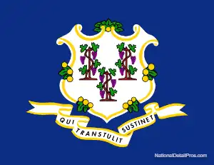 Connecticut's Local State Flag.