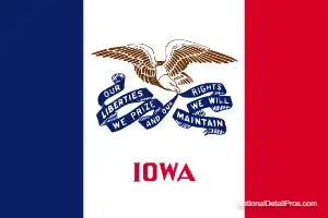 Iowa's Local State Flag.