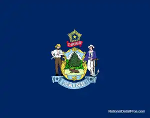 Maine's Local State Flag.