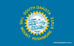 South Dakota's Local State Flag.